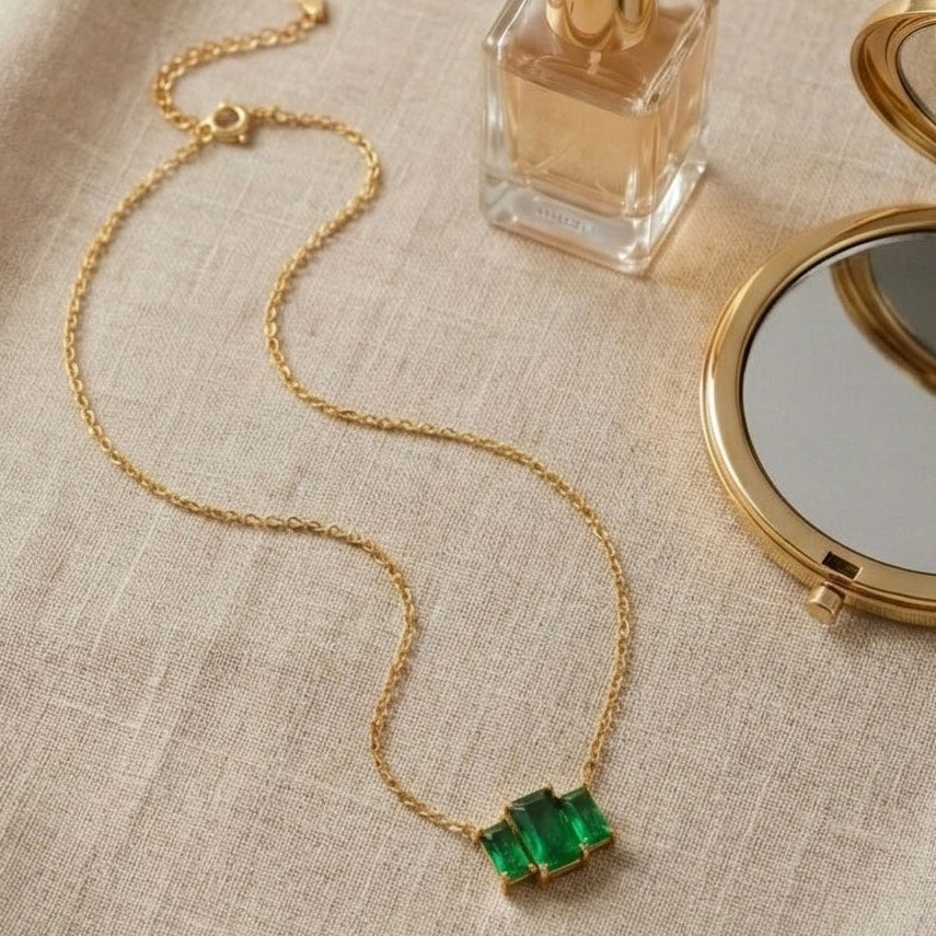 Emerald Baguette Trio