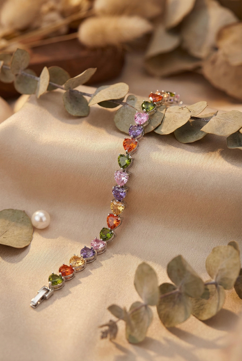 Sweetheart Tennis Bracelet