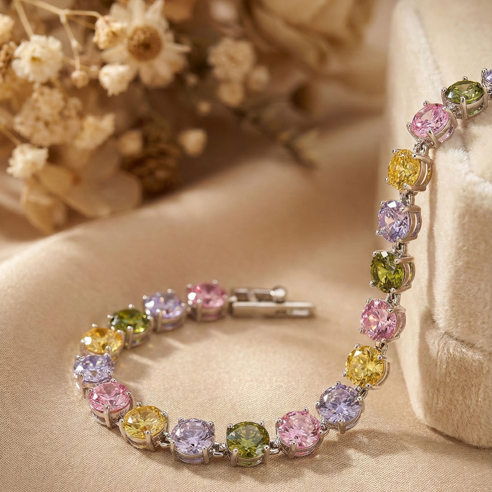 Pastel Tennis Bracelets