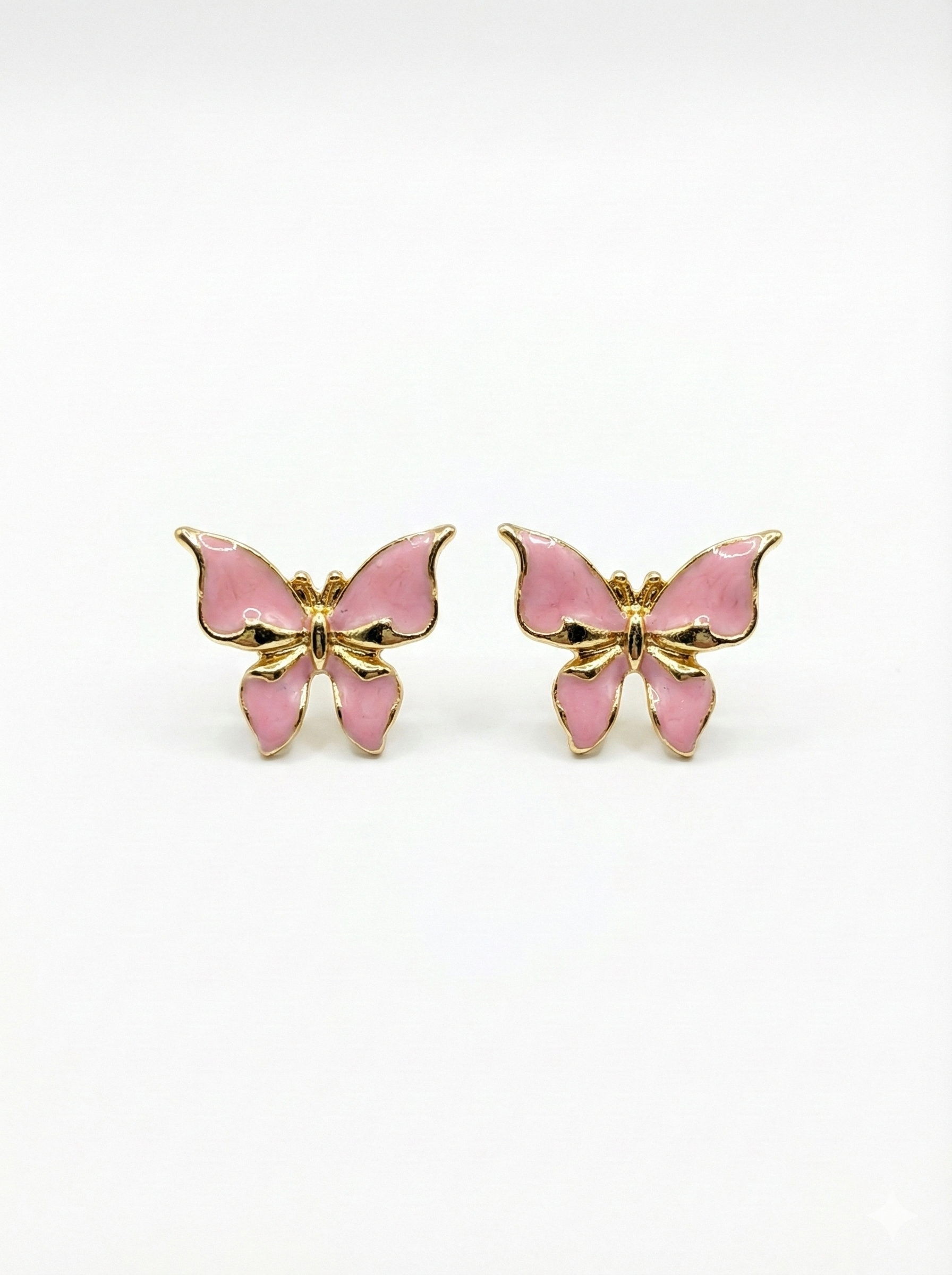 Rose Butterfly Earrings