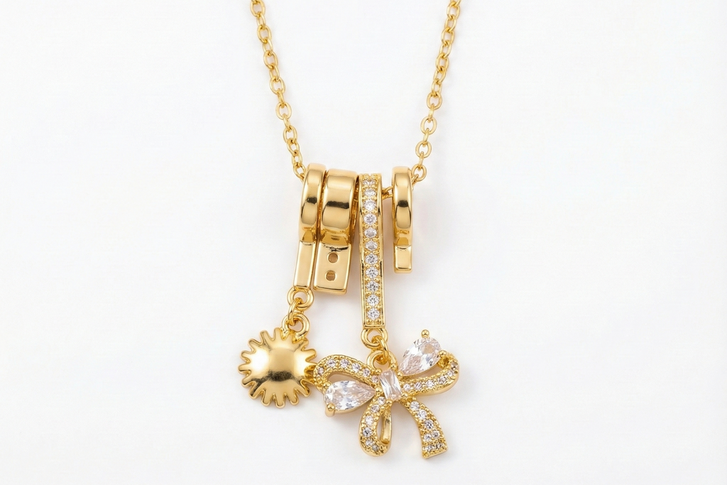 The Golden Bow Necklace