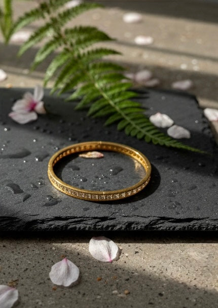 Golden Eternity Bangle