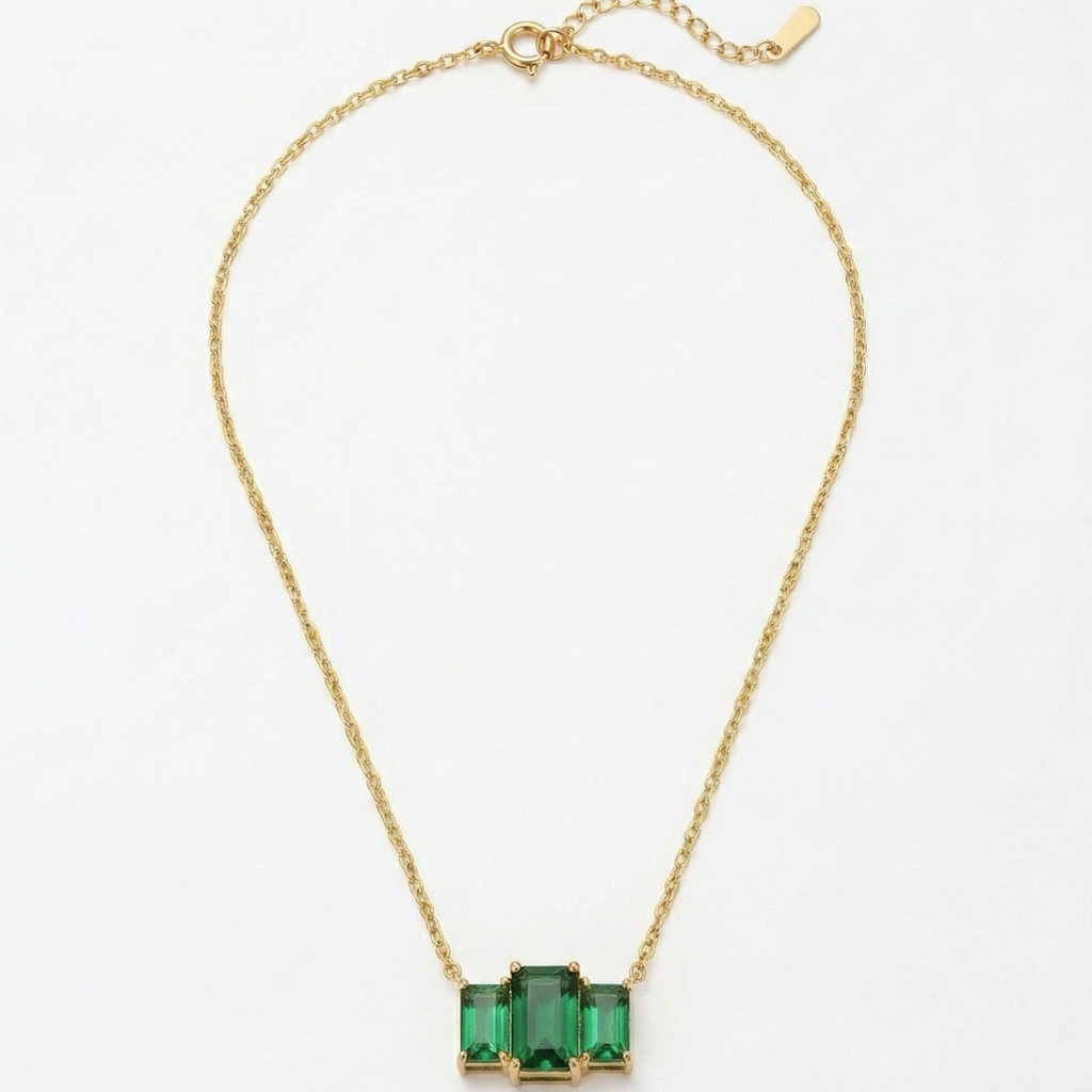 Emerald Baguette Trio