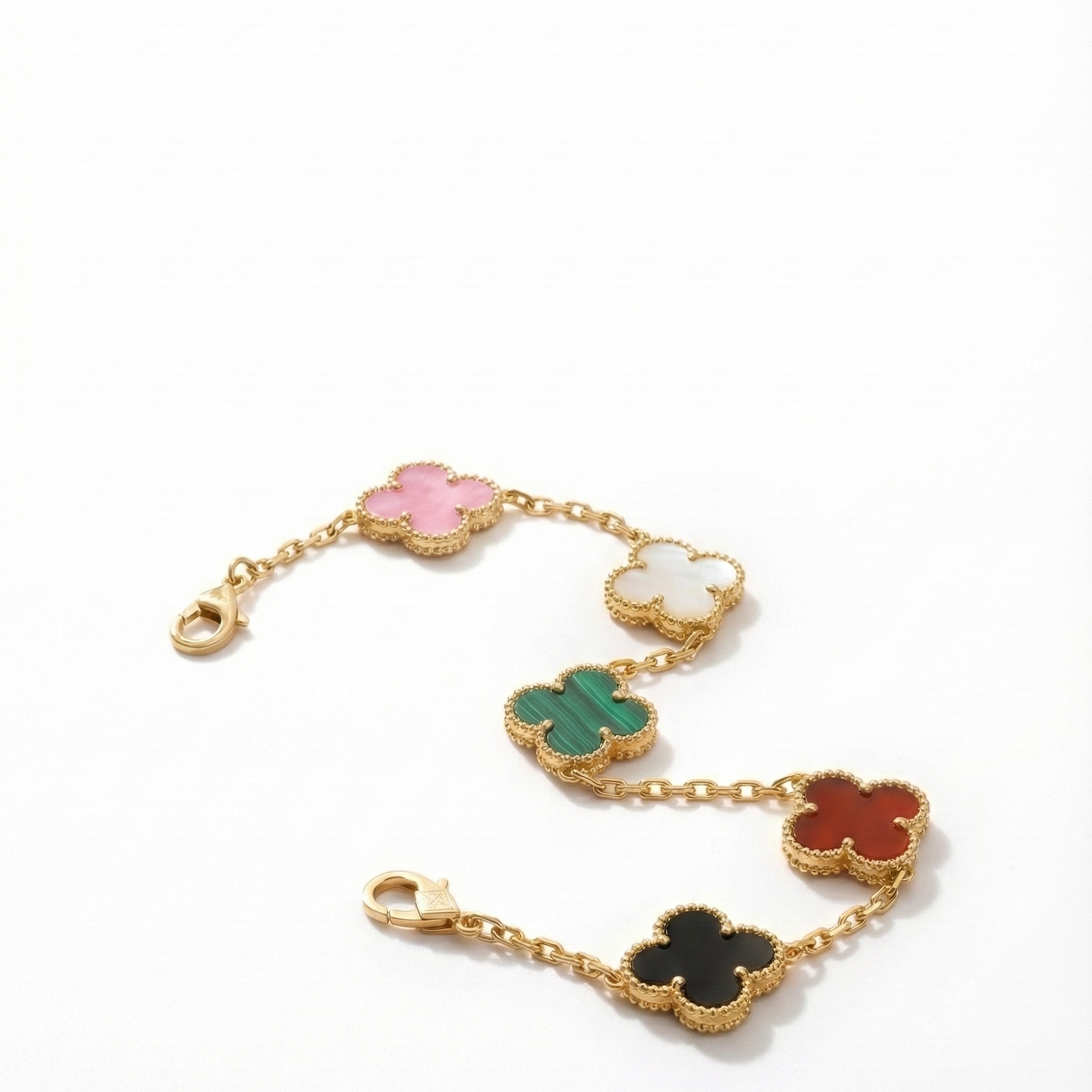 Multicolor Clover Lucky Bracelets