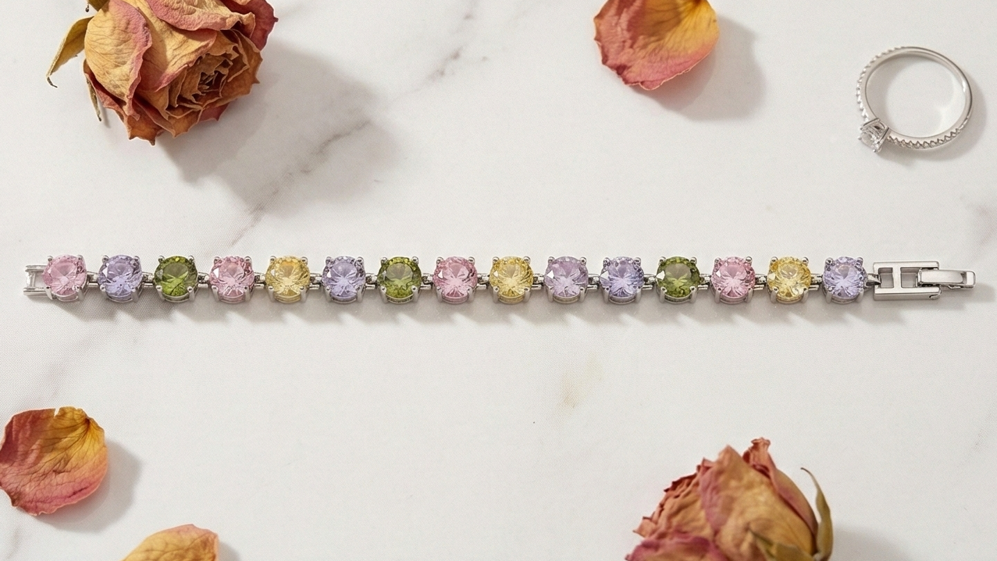 Pastel Tennis Bracelets