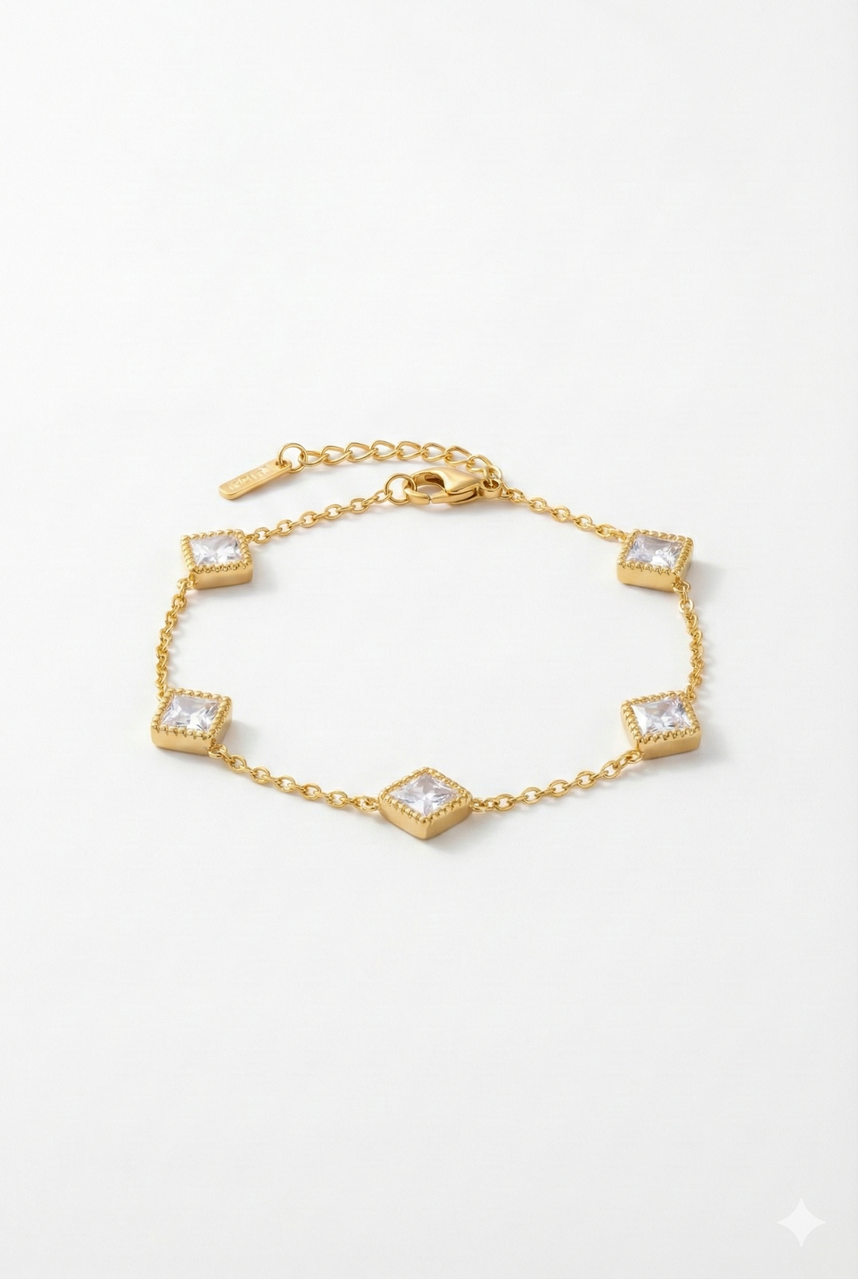 Princess Cut Stones Bracelets