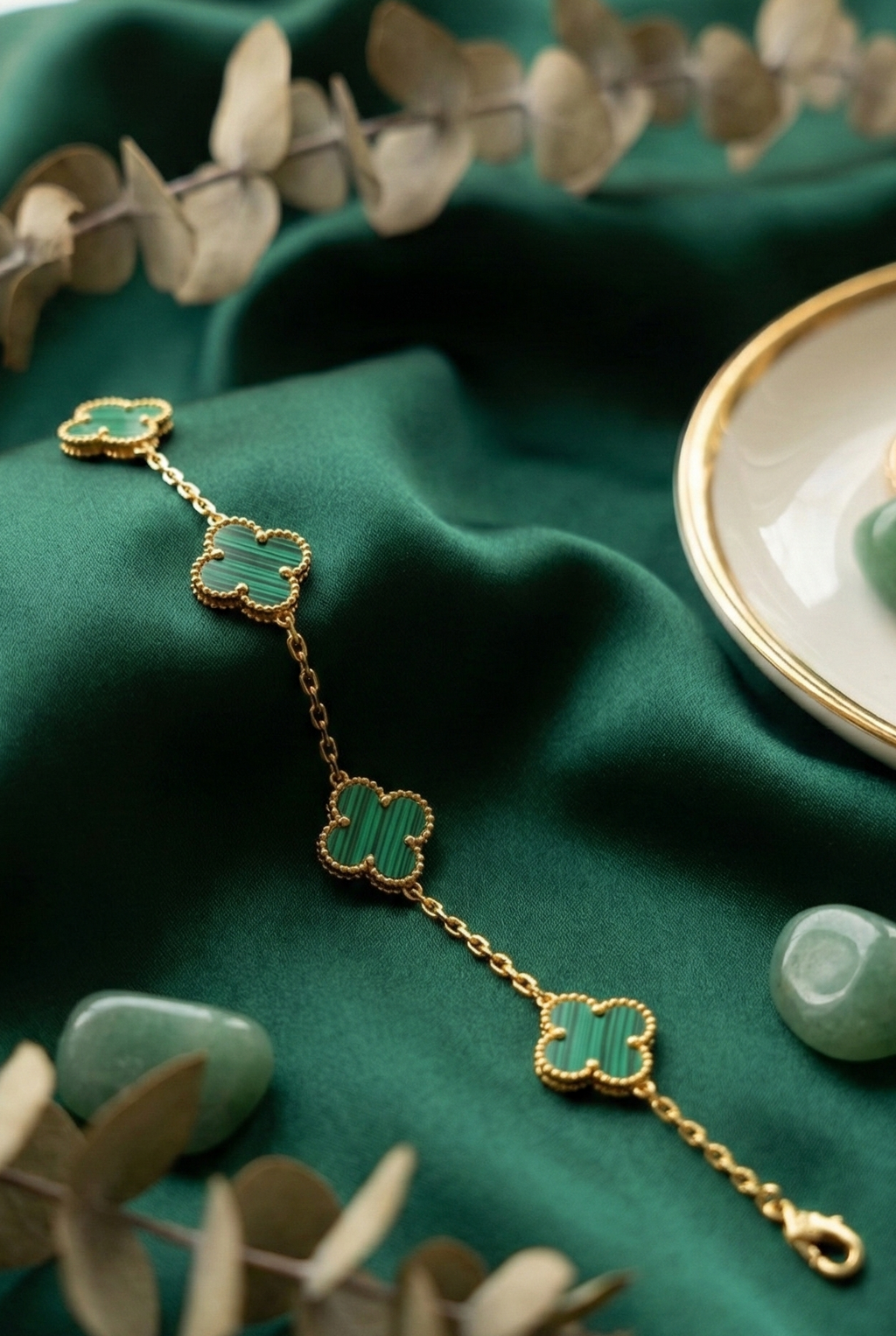 Green Clover Lucky Bracelet