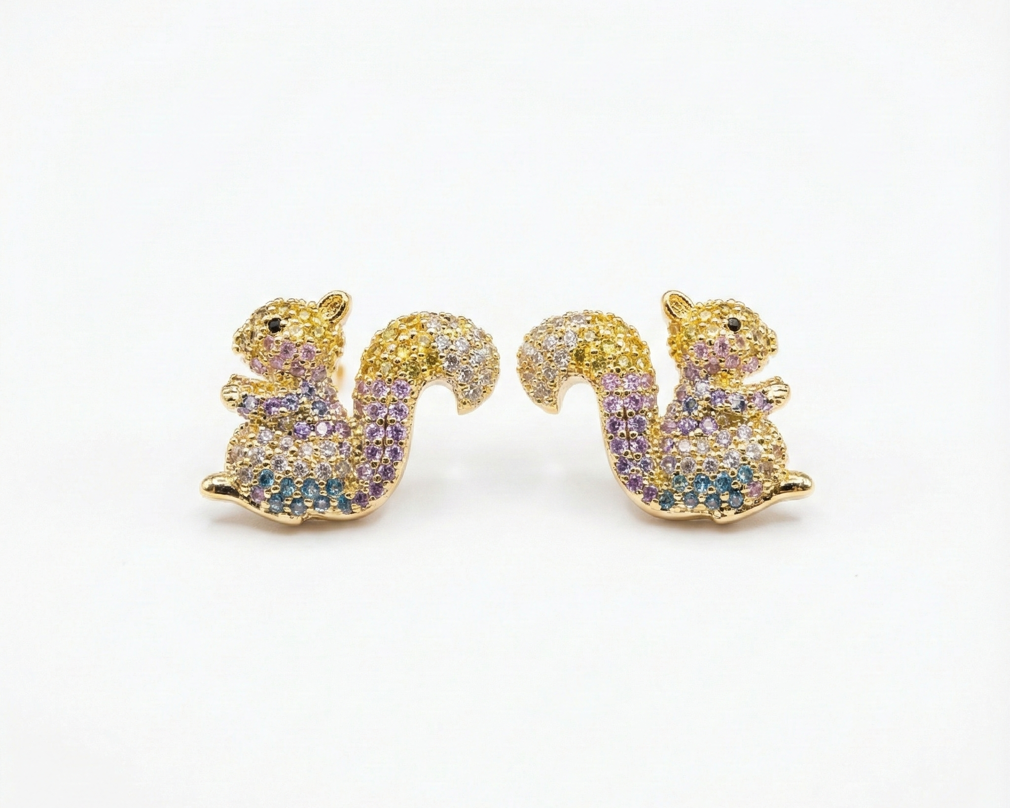 Confetti Squirrel Earrings