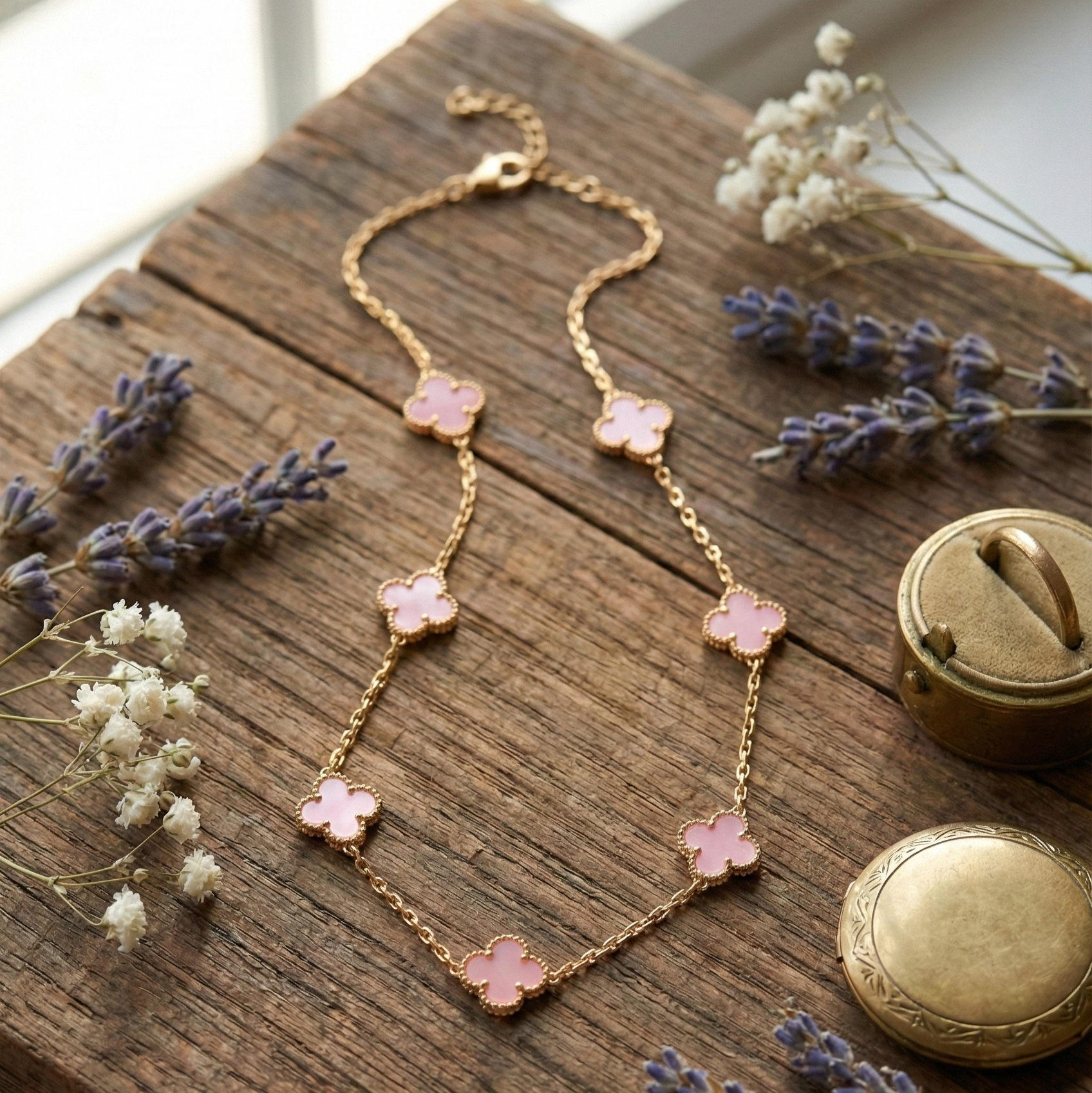 Sweetheart Clover Necklace
