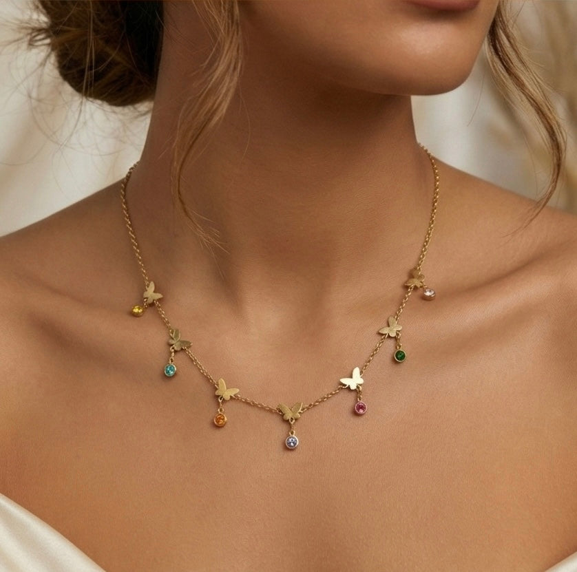 Wildflower Wings Necklace